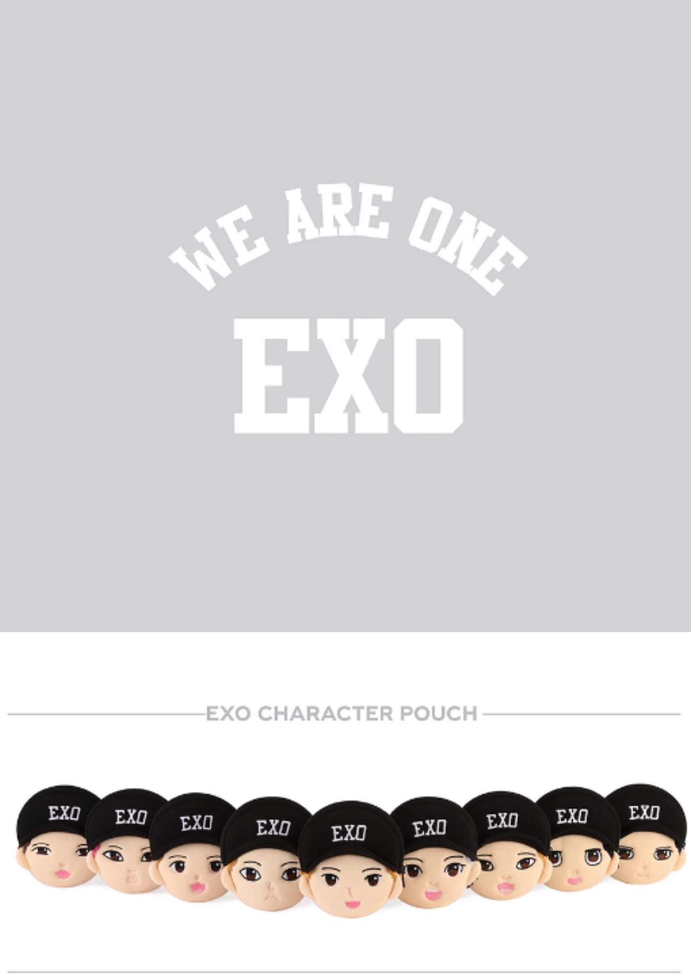 EXO OFFICIAL GOODS - CHARACTER POUCH