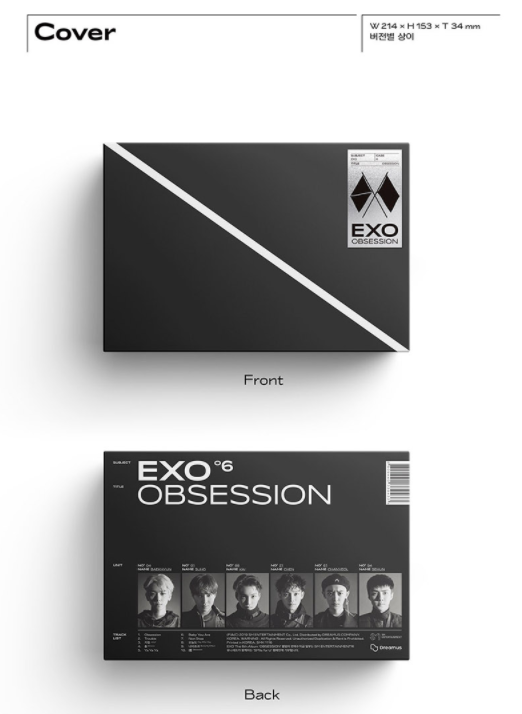 EXO - 6TH ALBUM - OBSESSION (EXO VERSION)