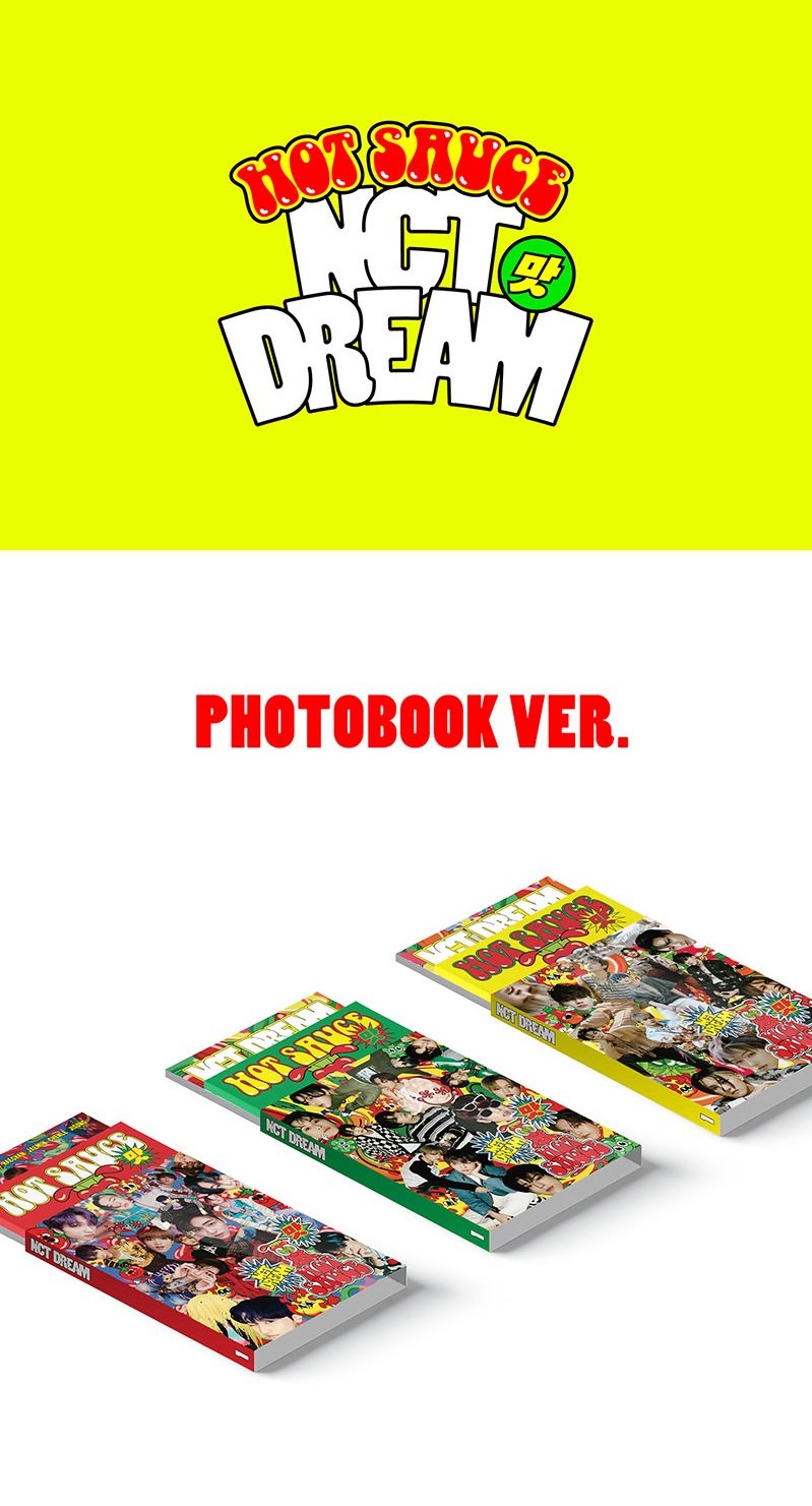 NCT DREAM - 1ST FULL ALBUM - HOT SAUCE (PHOTO BOOK VERSION)
